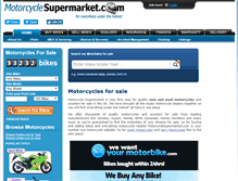 Tablet Screenshot of motorcyclesupermarket.com